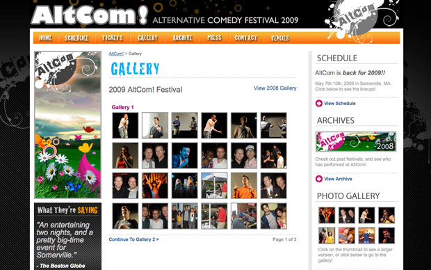 Altcom! Festival 2009 | Gallery - Lightbox Enabled