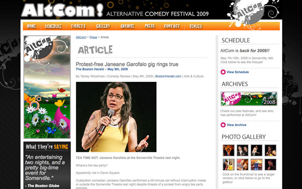 Altcom! Festival 2009 | Articles