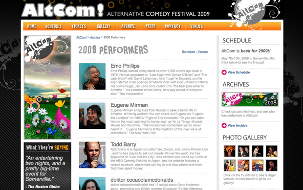 Altcom! Festival 2009 | Archive