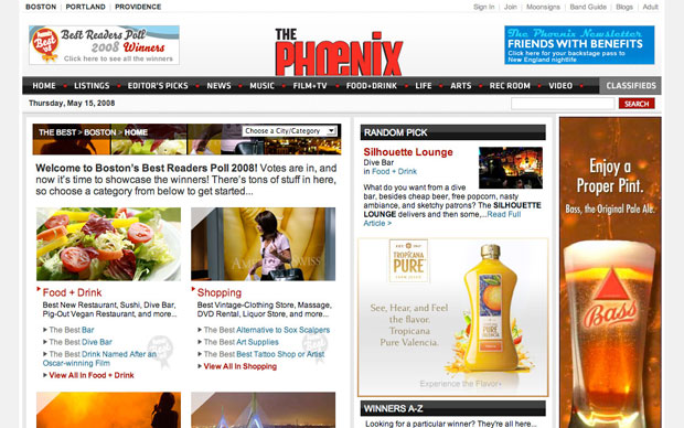 PMCG | Best Readers Poll 2008 Winners